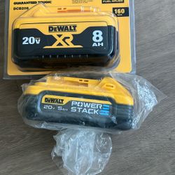 Dewalt Battery S.  1   8.0 AH.  XR.   1.  Power Stack.  5.0.  