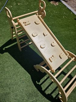 BlueWood Classic Pikler Triangle Set *Natural Wood Tone
