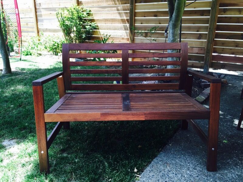 IKEA Applaro outdoor patio dining bench NEW