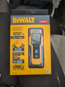 DeWalt Laser Distance Measurer 100ft DWHT77100