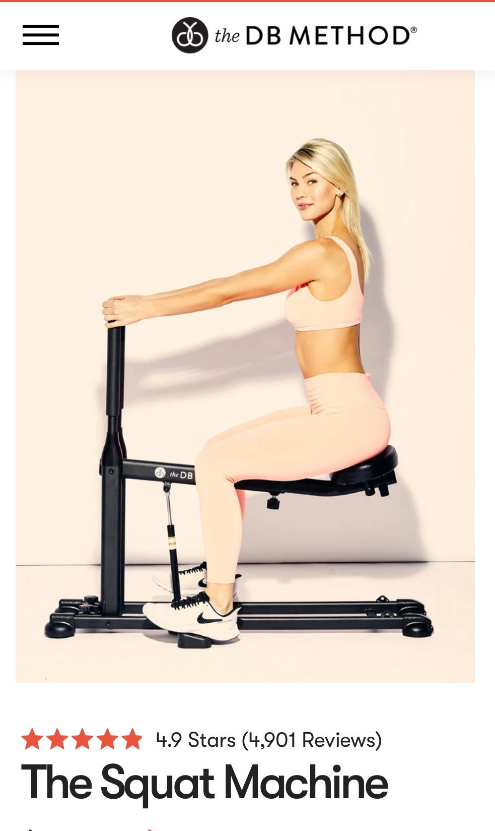 DB Method Squat Machine