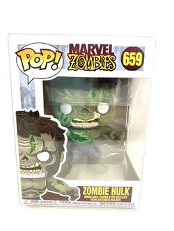 Funko pop Marvel zombie hulk protection case included