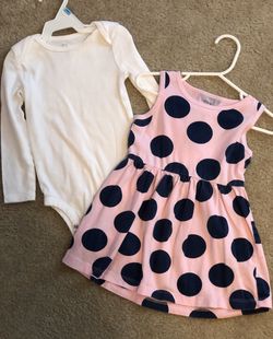 Size 24M Onesie and Dress
