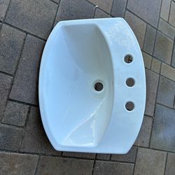 Large porcelain sink