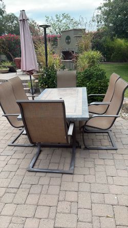 Free Patio  Rectangular Table only