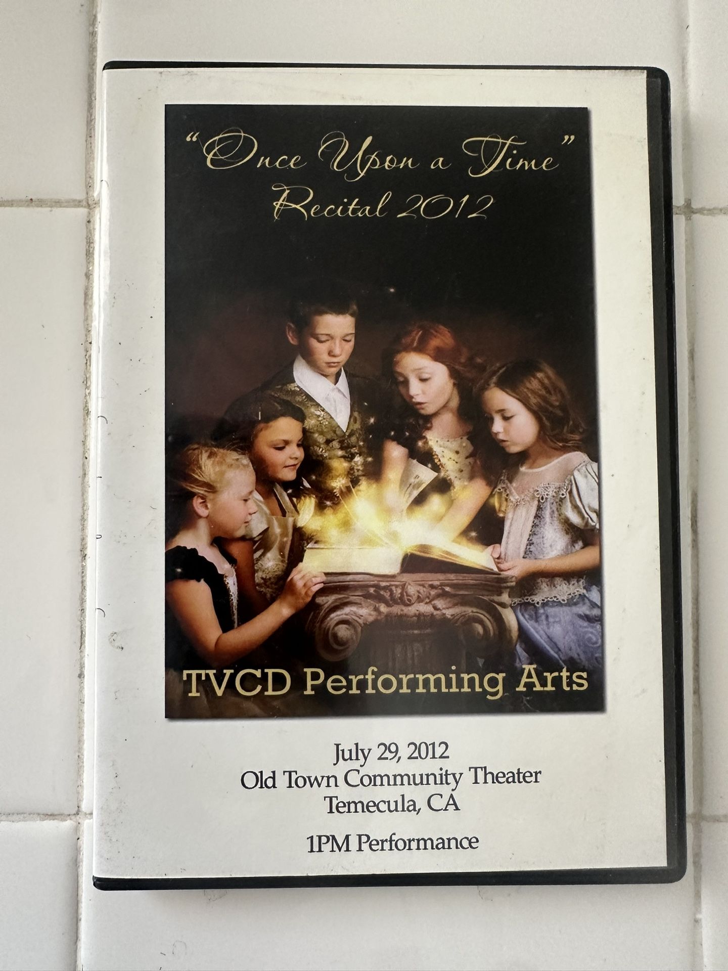 DVD Set: TVCD Dance Recital 2012, 1 pm.  Used. 