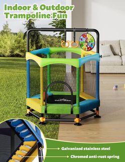 Kids Toddler Indoor Trampoline