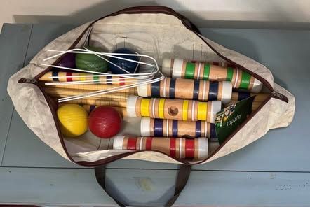 Croquet Game for 5 Players in bag just $15