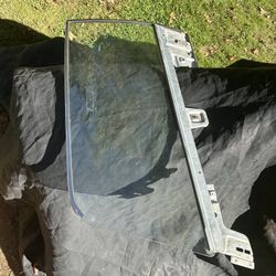 Original 1967–68 Ford Mustang Driver Window w/ Trim