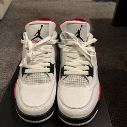 Air Jordan 4 Retro White/Red/Black