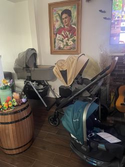 Nuna MIXX Next stroller In Hazlewood, Nuna MIXX Next Basset, Nuna PIPA series infant car Lagoon
