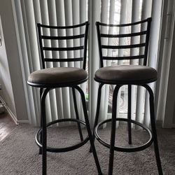 Gray Bar Stools 