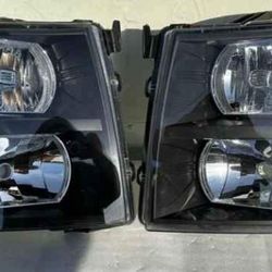 07-13 Chevrolet Silverado Headlights LUCES Micas Faros Calaveras Focos