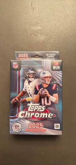 2025 Topps Chrome NFL Hanger Box