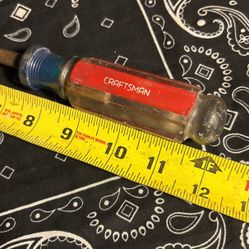 Used Large 12” Craftsman Flathead Screwdriver Hand tool Mechanic Automotive Repair Equipment 