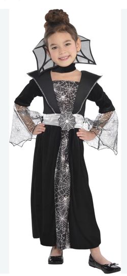New Halloween costume- child small 4-6 Dark Countess $15