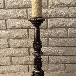 Carved Pillar Candles
