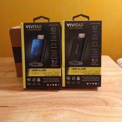 Vivitar Creater Series New Video Capture Cards Sealed Boxes $12 Each 