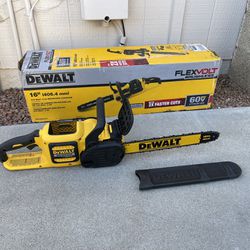 DEWALT 60V MAX 16in. Brushless Battery Powered Chainsaw, Tool Only