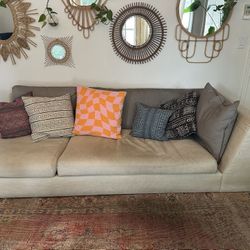 Ligne Roset Exclusif Couch in white/grey sofa