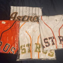 4 Houston Astros Give Away XL Jerseys