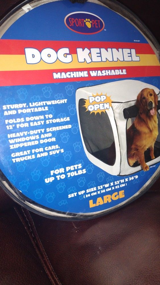Selling A Pop Up Dog Kennel For Large Dogs New In Bag!