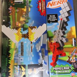 Nerf Minecraft Heartstealer Sword & Sabrewing Bow