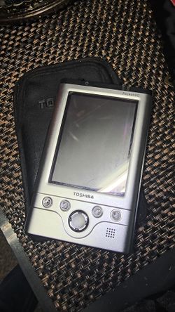 Hand Held Toshiba PC