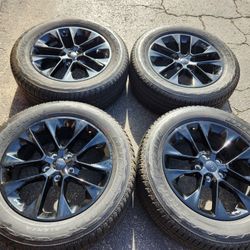 20" Jeep Gladiator Oem Black Wheels And Tires 