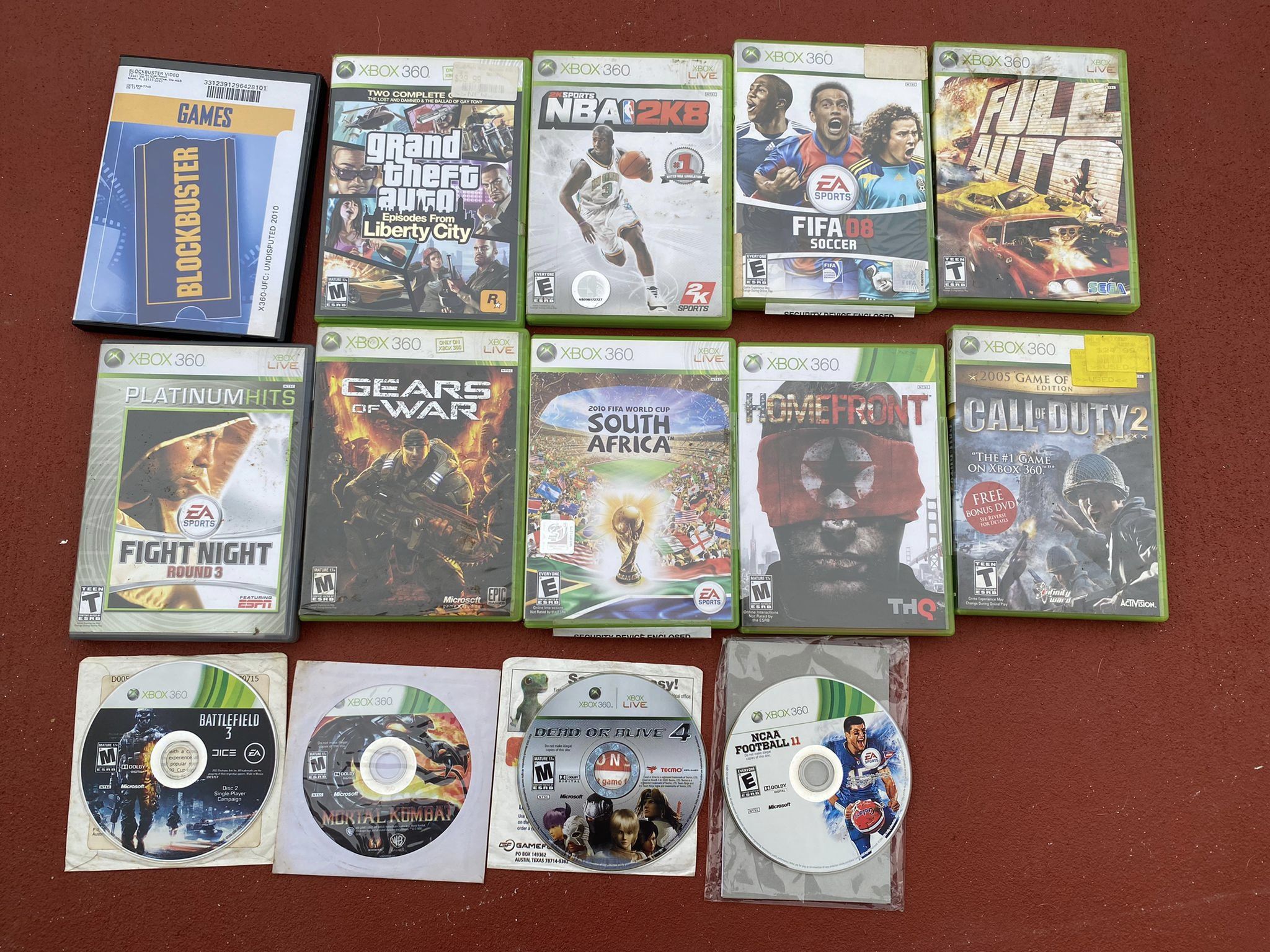 XBOX 360 games