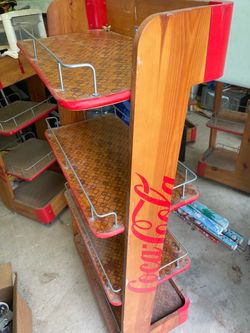 Dining Table & Coke shelves