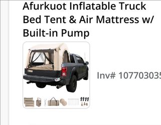 Truck bed tent