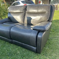 Free Leather Couch Recliner 