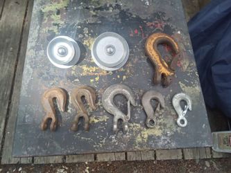 Heavy Duty Steel Assortment Of Shop Items, Great Condition. $10.00.