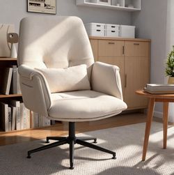 Fabric Stationary Office Desk Chair No Wheels
