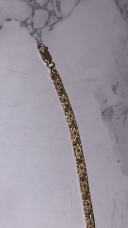 gold nugget bracelet