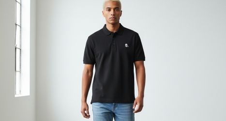 NEW Robert Graham Men’s Large Polo Shirt  Skull Embroidered  NWT