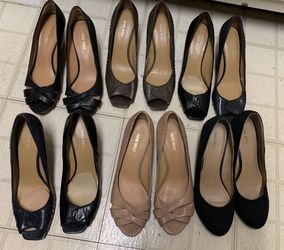 Lots of SIX Nine West Wedge Heels Womens Shoes Size 10/10.5