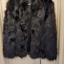 Faux Fur Coat, Like New