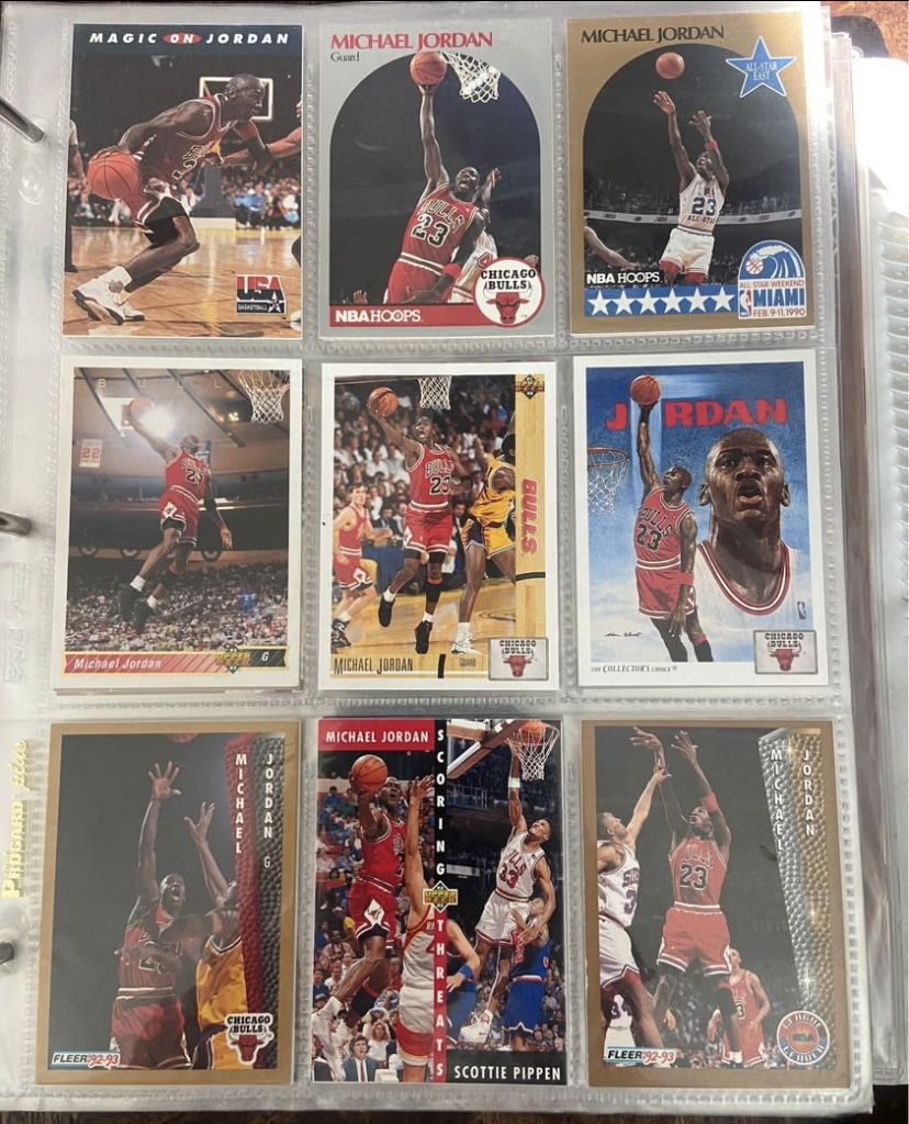 Michael Jordan Cards - Various Years - $10 each