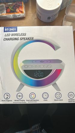 LED Wireless Charging Speaker