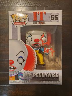 Funko Pennywise Signed Tim Curry Beckett Witnessed