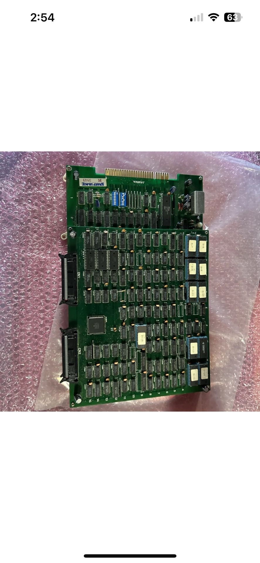 Original Working Dyger Sharp Image arcade video game board PCB C45 Jamma