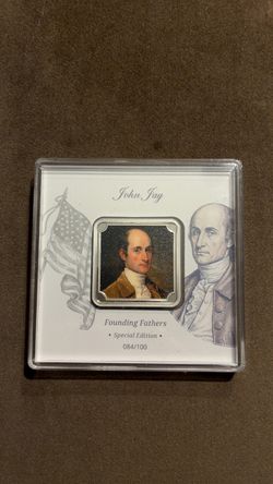 John Jay Founding Fathers Special Edition Geiger1oz 999 silver 084/100
