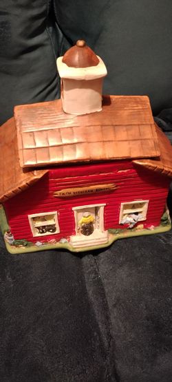 Vintage Lil Ole Schoolhouse cookie jar