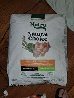 Nutro Natural Choice Chicken & Brown Rice Recipe Adult Healthy Weight Dog Food, 30 lbs.