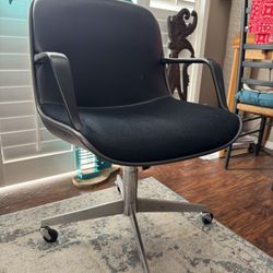 Vintage MCM Steelcase Pollock Executive Rolling Desk Chair