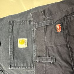 Carhartt And Redcap Work Pants