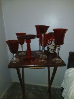 Red Crystal Dining Wear