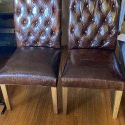 Genuine Leather Chairs 